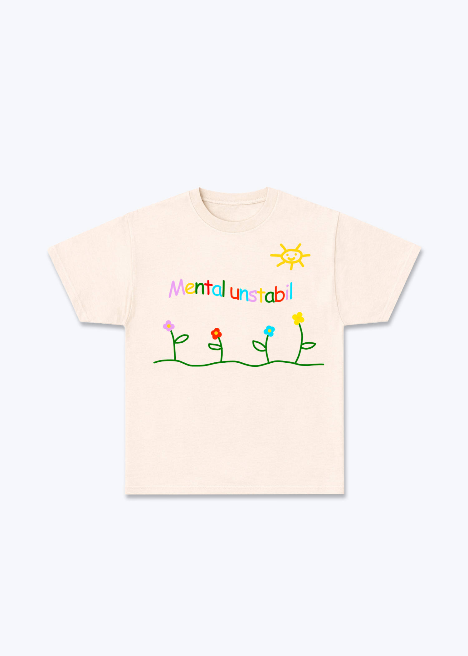 Regular Shirt - Beige Front (Designed)