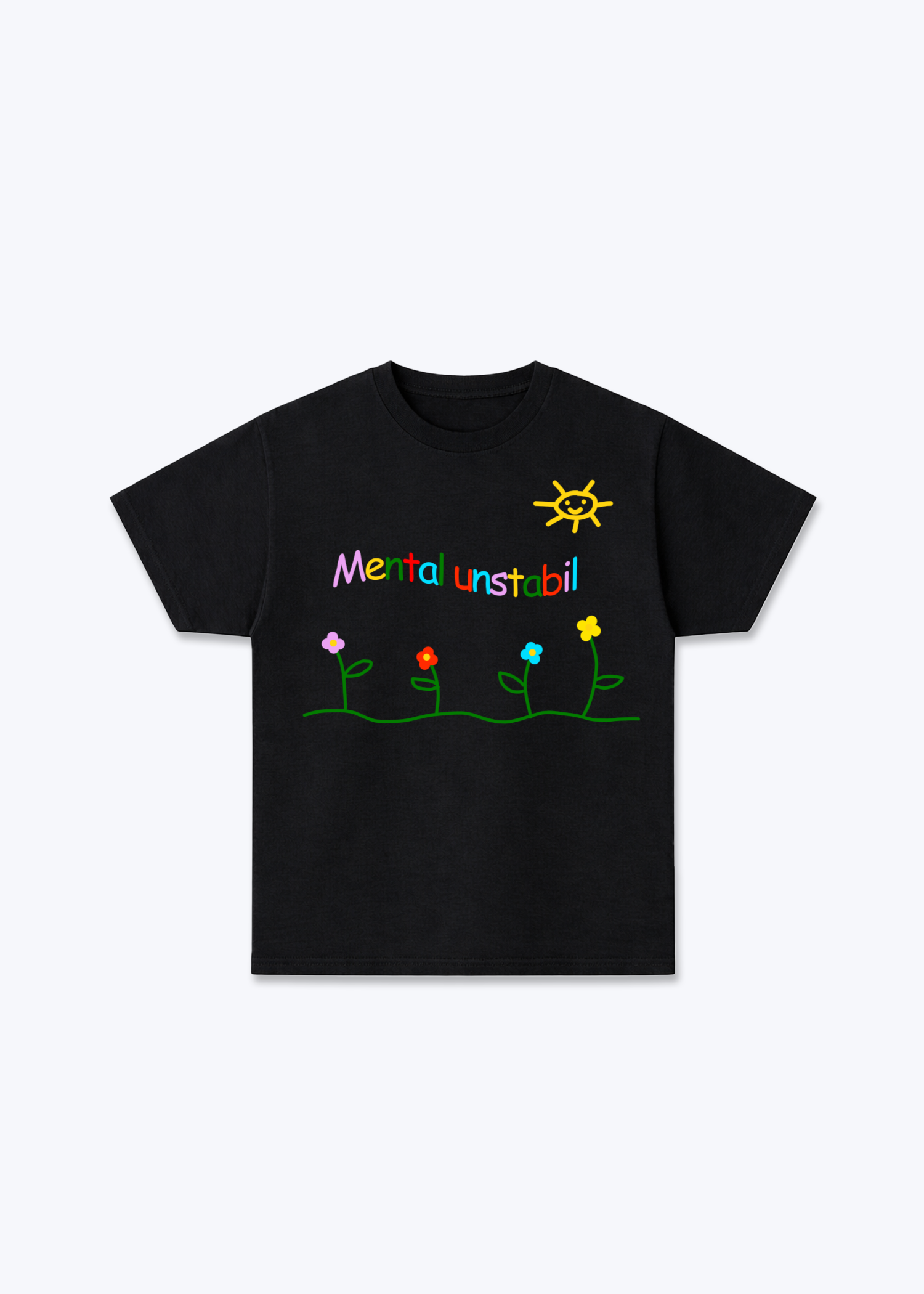 Regular Shirt - Black Front (Designed)