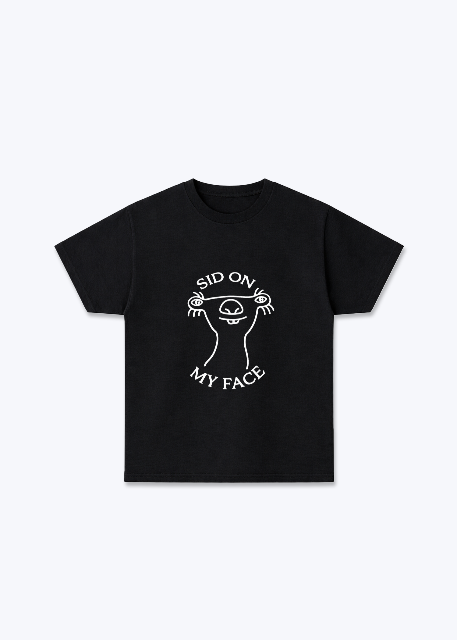 Sid on my Face Shirt 3 - Black Front (Designed)