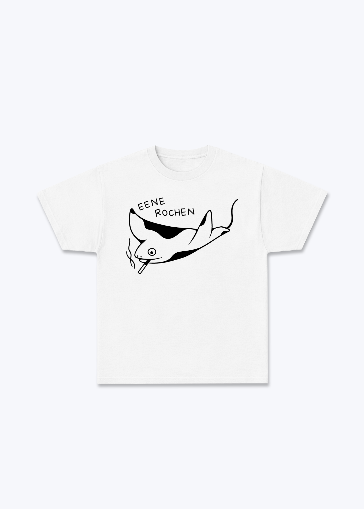 EENE ROCHEN Shirt - White Front (Designed)