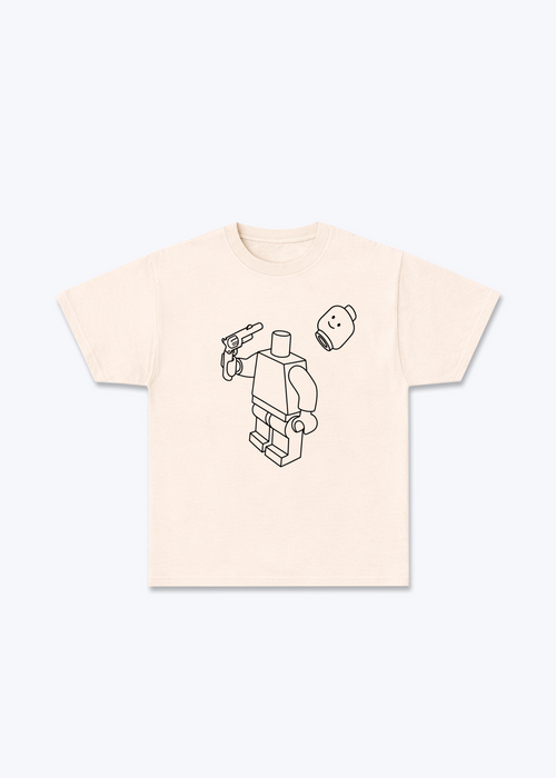 Minifigur 2 Shirt - Beige Front (Designed)