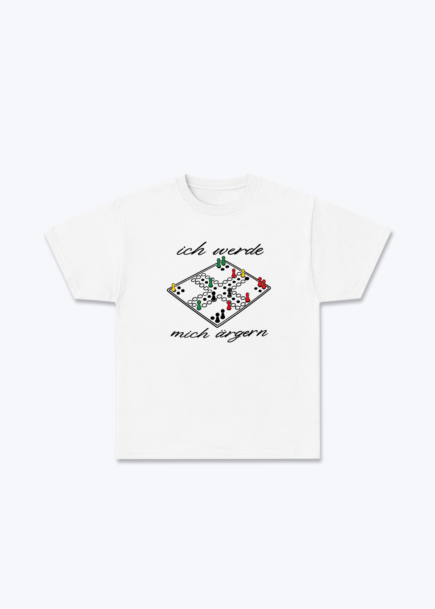 ich werde mich ärgern Shirt - White Front (Designed)